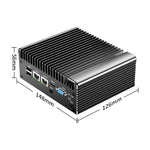 Industrial Fanless PC BSC-HT-N95/N97/N100/N150/N305/N355-2C-2L-F