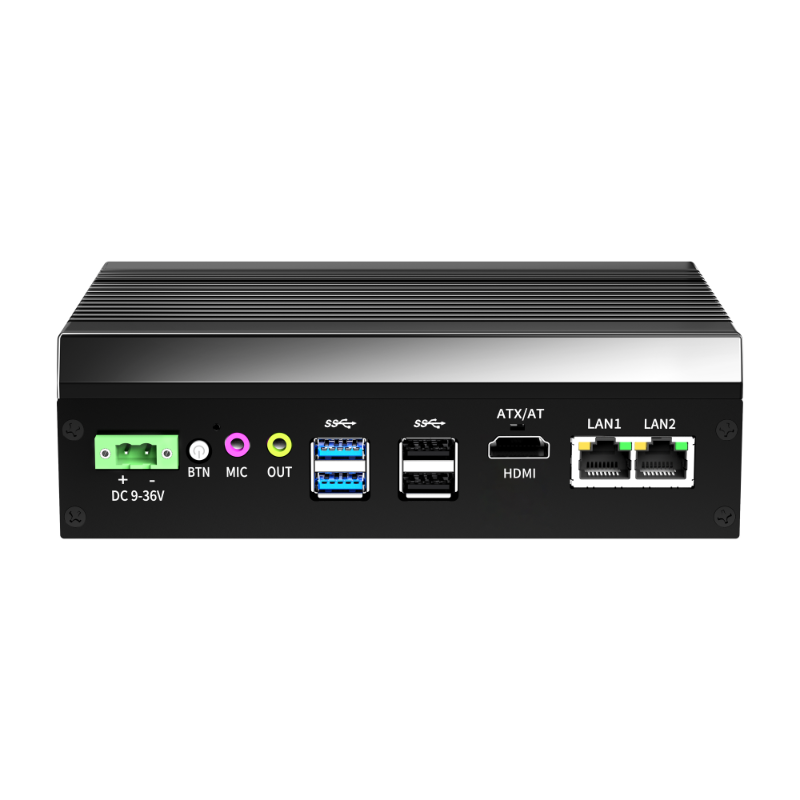 Mini Industrial PC BSC-MF-J6412-0C-2L Fan & Fanless  Support i3-1215U / i5-7200U / i5-1235U / i7-1255U optional