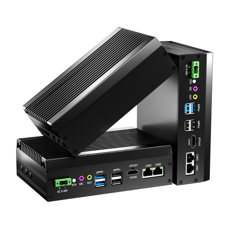 Mini Industrial PC BSC-MF-J6412-0C-2L Fan & Fanless  Support i3-1215U / i5-7200U / i5-1235U / i7-1255U optional