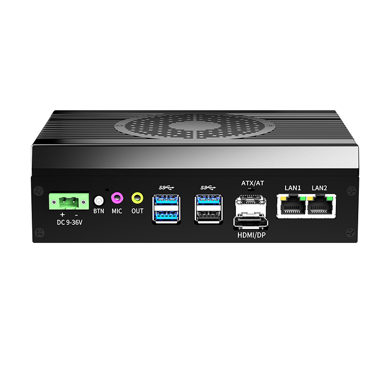 Mini Industrial PC BSC-MF-J6412-0C-2L Fan & Fanless  Support i3-1215U / i5-7200U / i5-1235U / i7-1255U optional