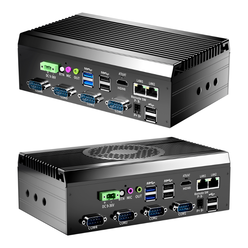 Mini Embedded PC BSC-MF-J6412-4C-2L Fan & Fanless Support i3-1215U / i5-7200U / i5-1235U / i7-1255U optional