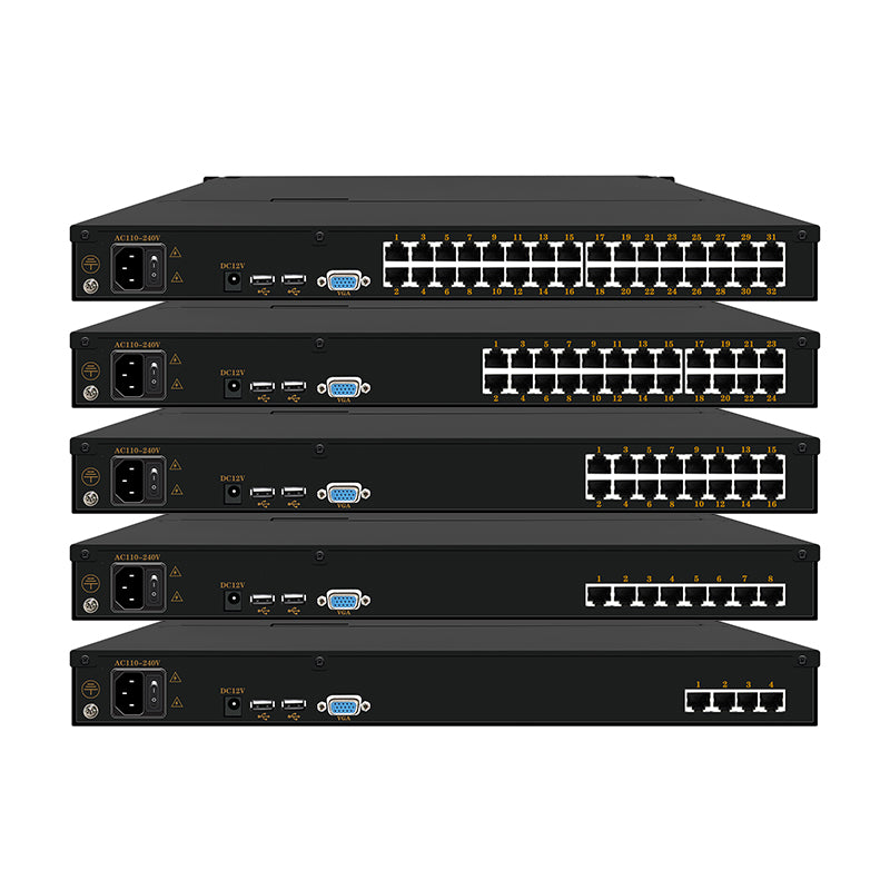 CAT5 LCD Rackmount KVM Switch