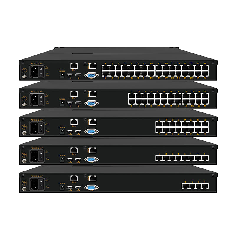 CAT5 LCD Rackmount KVM Switch