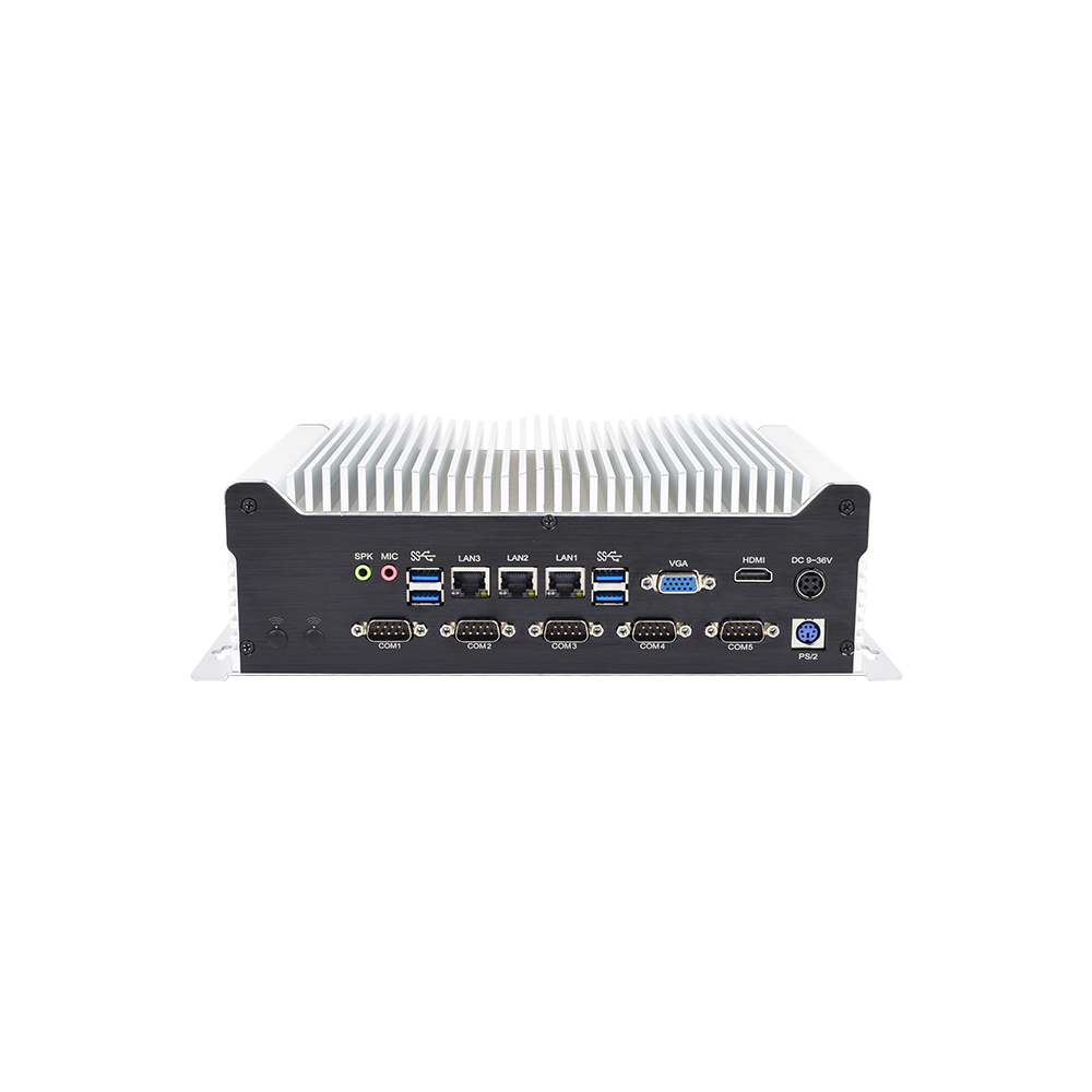 Industrial Box PC IBPC-1702H-3L5C-2P 3 LAN 5 COM