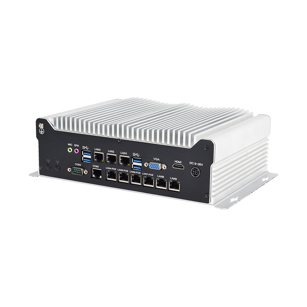 Industrial Box PC IBPC-1702H-9L2C4P-0P 9 LAN 2 COM 4 PoE
