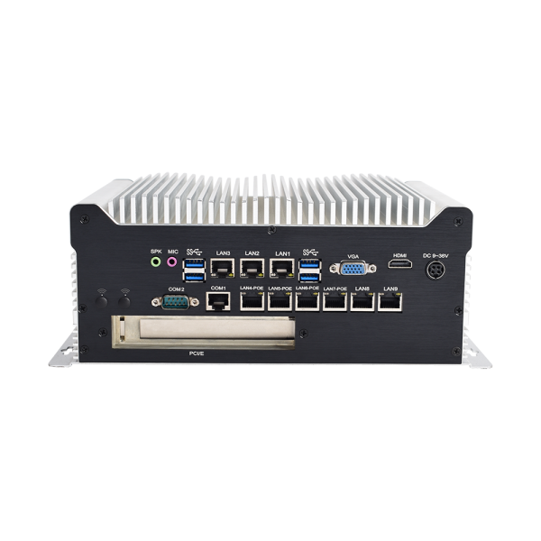 Industrial Box PC IBPC-1702H-9L2C4P-1P 9 LAN 2 COM 4 PoE