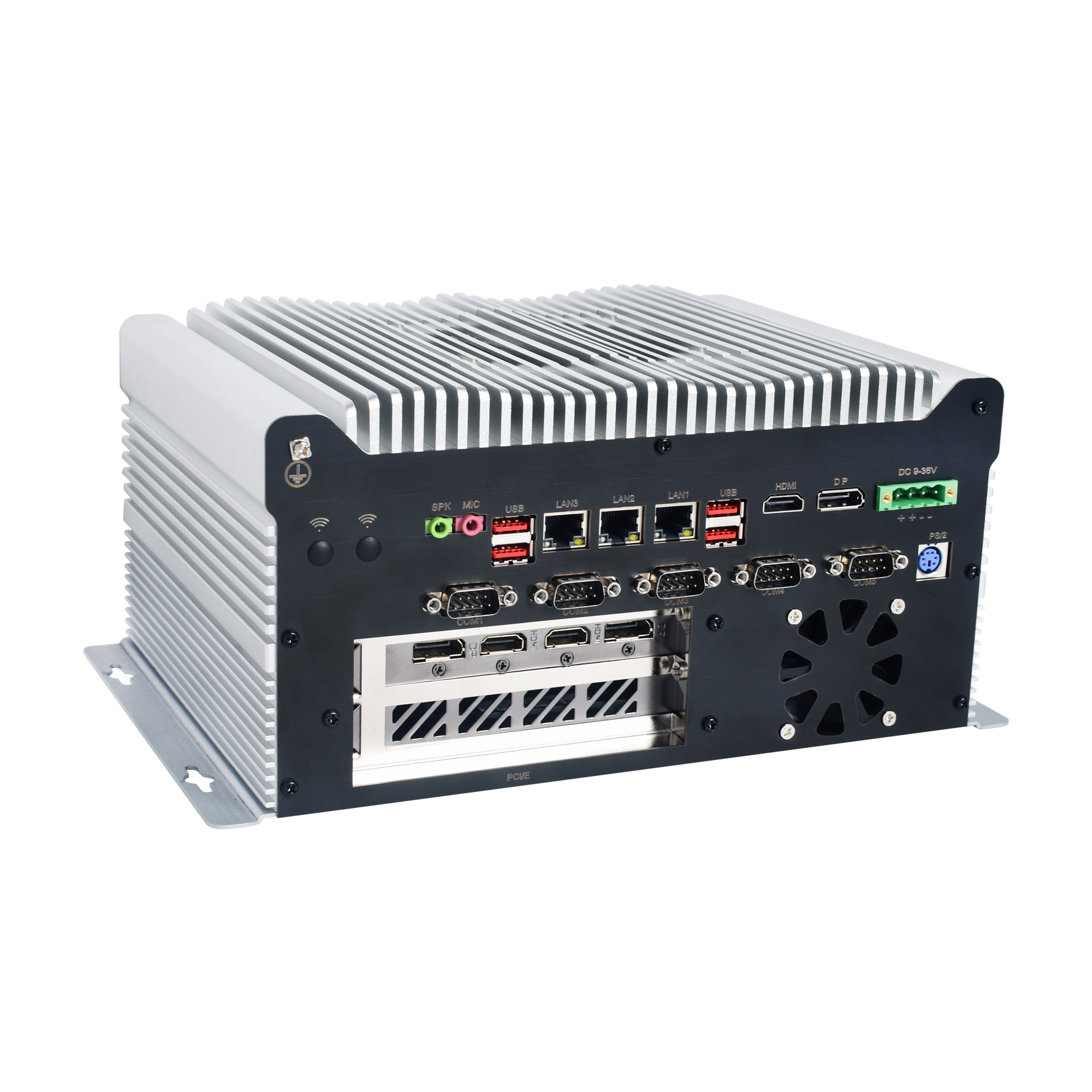 Industrial Box PC IBPC-2301H-3L5C-2P 3 LAN 5 COM 12th/13th/14th CPU