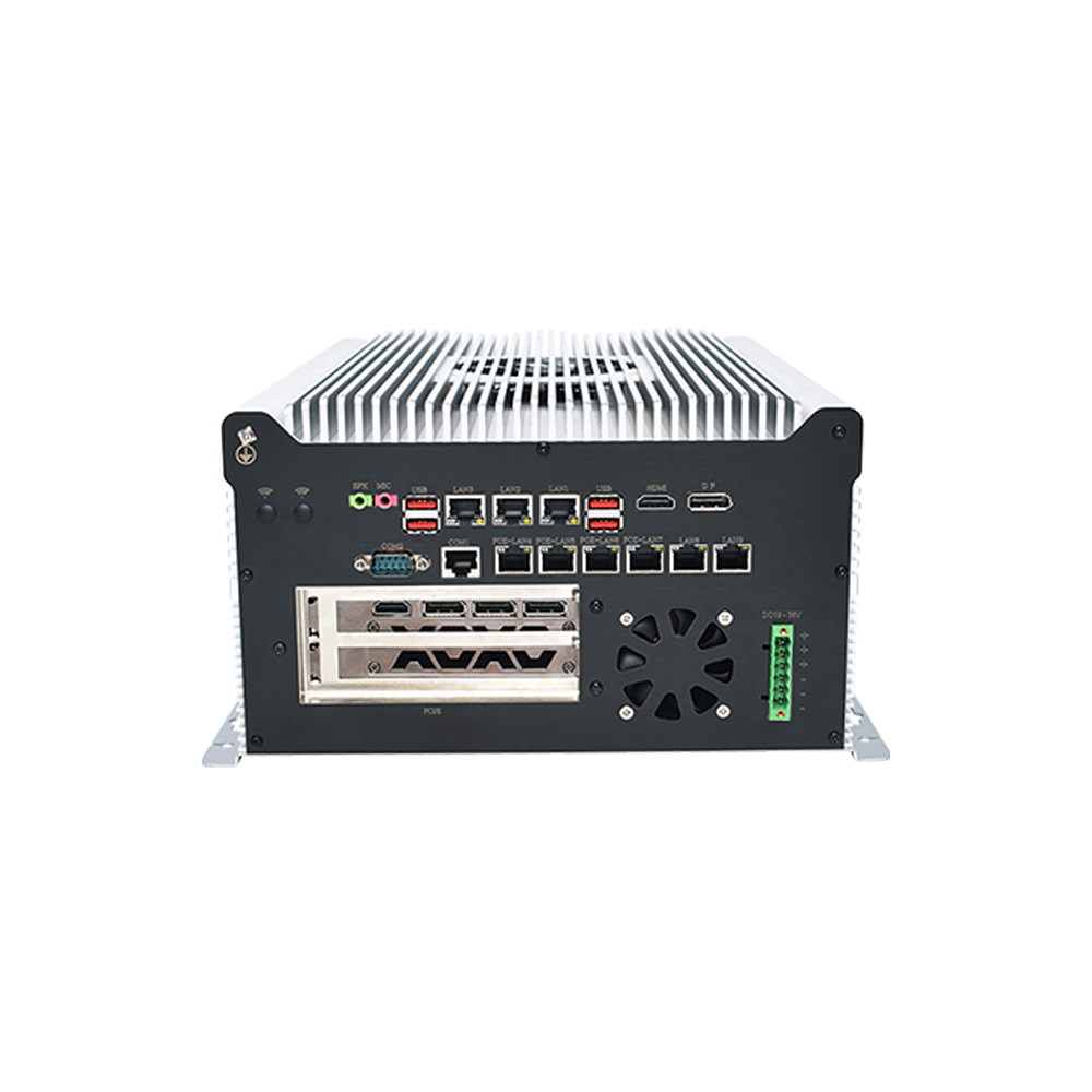 Industrial Box PC IBPC-2301H-9L2C6P-2P 9 LAN 2 COM 6 PoE