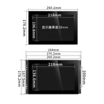 Monitor industrial de pantalla plana táctil IFPM de 7" a 23,8" con pantalla táctil capacitiva o resistiva. 