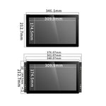 Monitor industrial de pantalla plana táctil IFPM de 7" a 23,8" con pantalla táctil capacitiva o resistiva. 