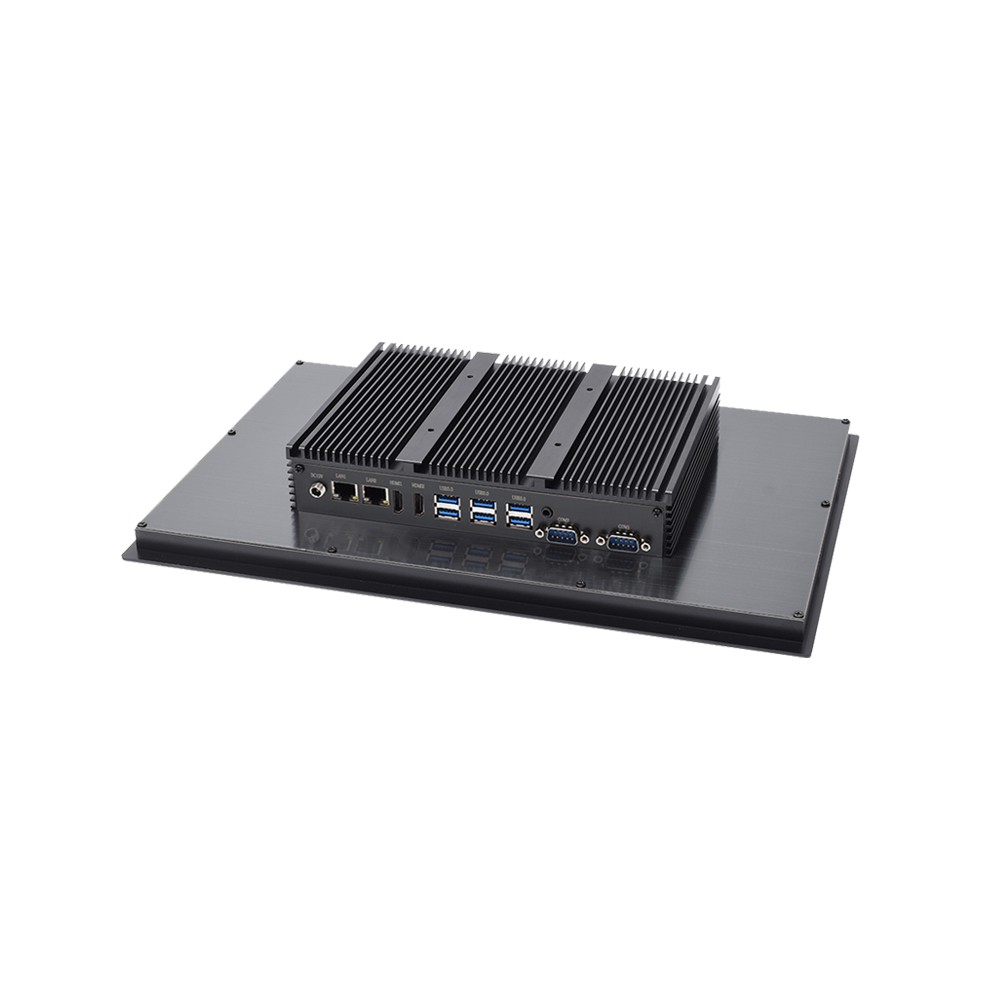 Industrial High Performance Panel PC BASCO IPPC-24H5-2L6C-15S 2 LAN 6 COM