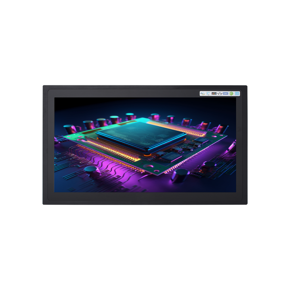 Industrial High Performance Panel PC BASCO IPPC-24H5-2L6C-19W 2 LAN 6 COM