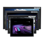 Industrial High Performance Panel PC BASCO IPPC-24H5-2L6C Series Windows Linuxs 2 LAN 6 COM HDMI VGA