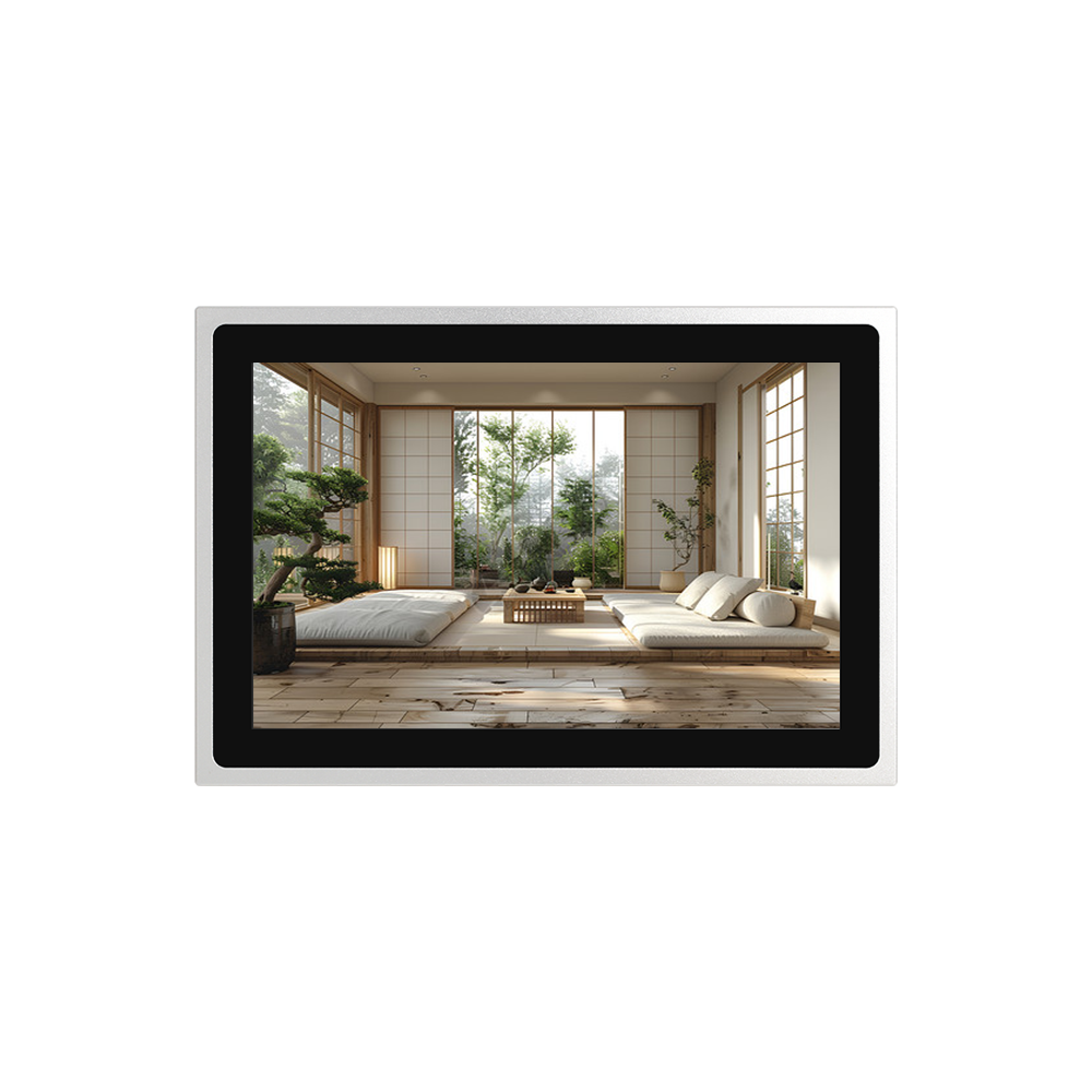 Industrial All in One Panel PC BASCO IPPC-25D3-4L6C-10W 4 LAN 6 COM