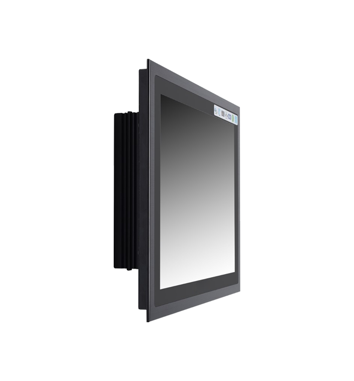 PC industrial todo en uno de panel BASCO IPPC-25D3-4L6C-12S 4 LAN 6 COM