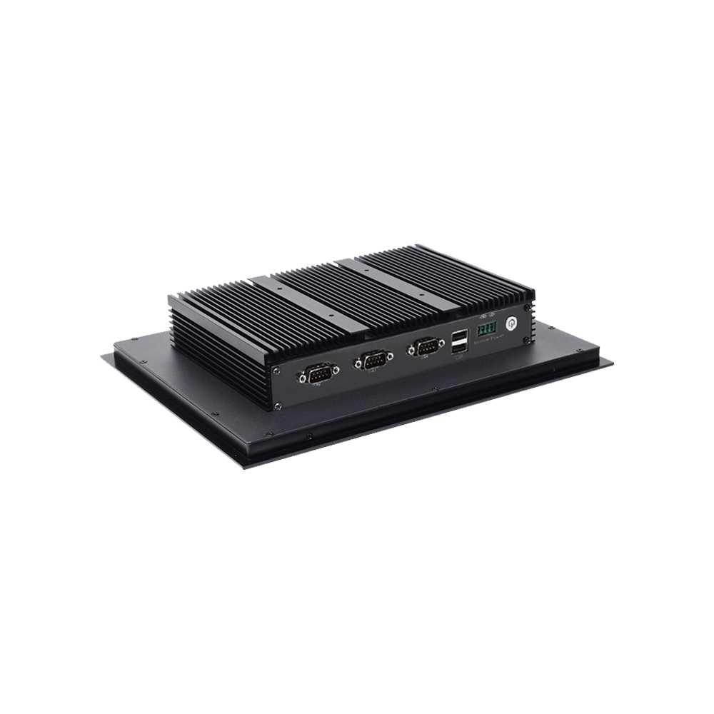 PC industrial todo en uno de panel BASCO IPPC-25D3-4L6C-12S 4 LAN 6 COM
