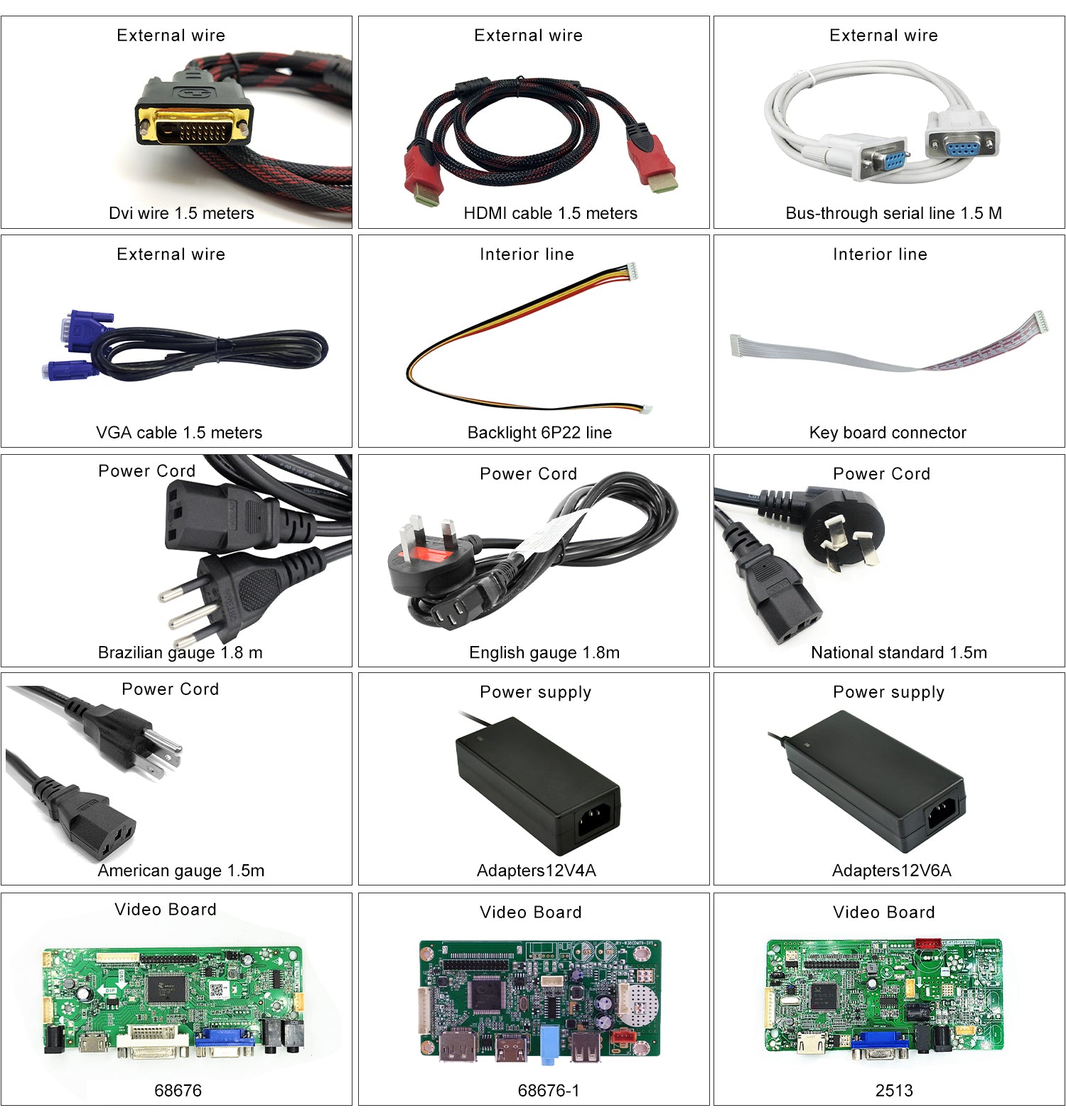 LCD Panel Screen 32 to 65 inch