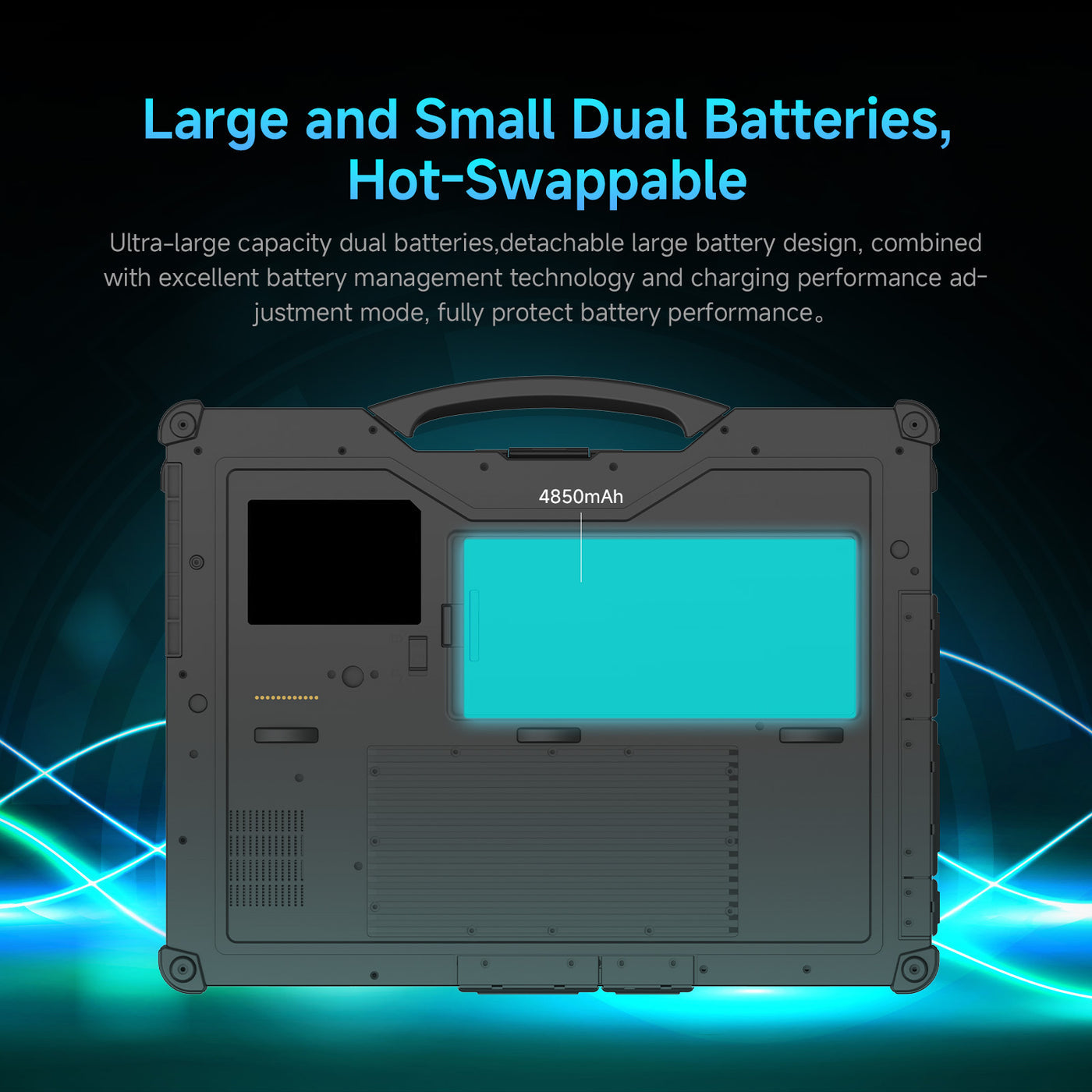 RLC1156M 15,6" Industrial Rugged Laptop Computer