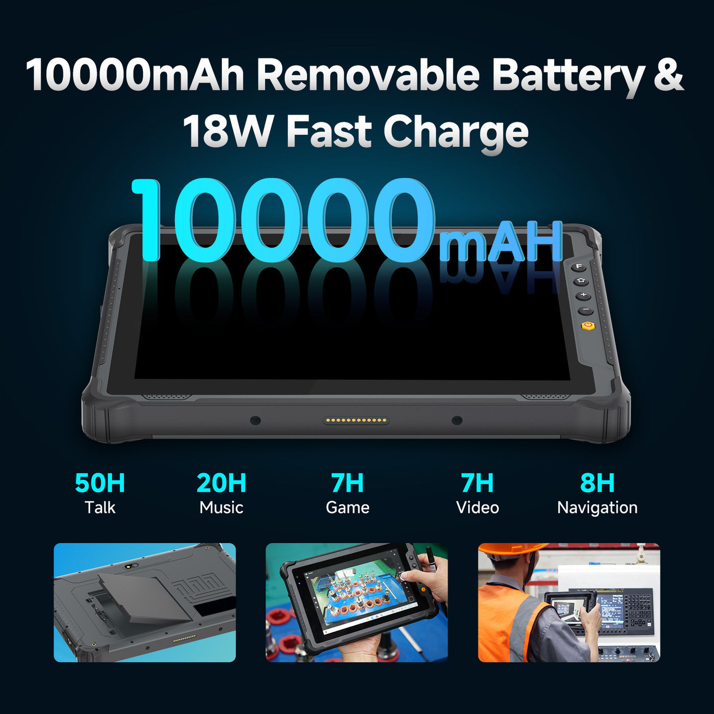 RTC1101T 10.1 inch Android Rugged Tablet PC