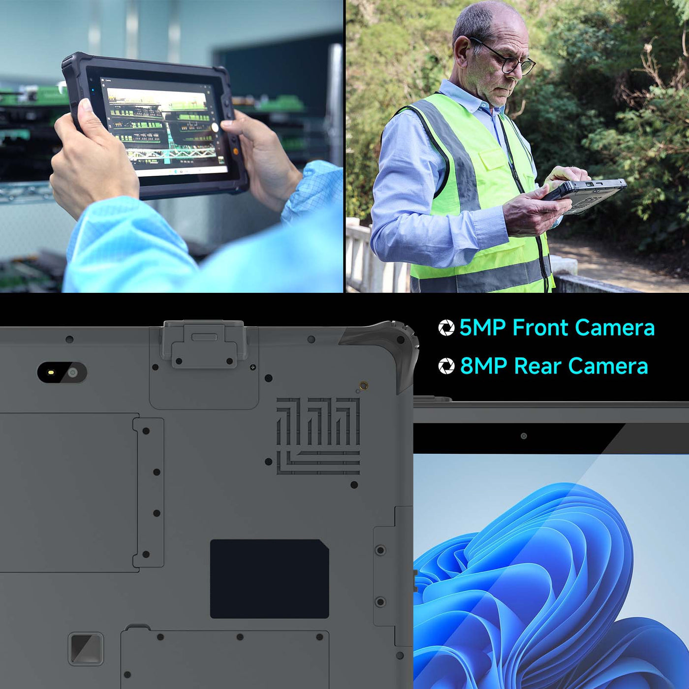 RTC1122J 12.2 inch Windows Rugged Industrial Tablet PC