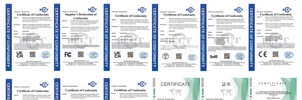 SERVICE-ADVANTAGES-Quality-Assurance-Certificates & Test Report Wall