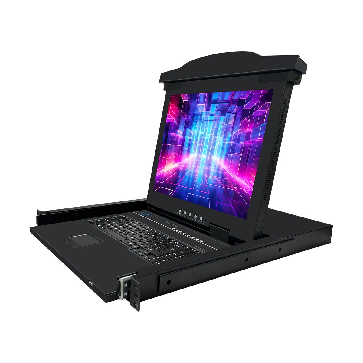 CAT5 LCD Rackmount KVM Switch--BASCO Industrial PC