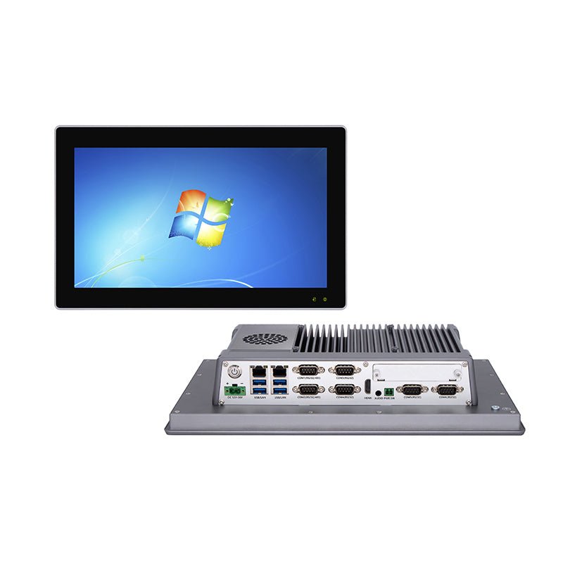 High Performance DC9000 Series Expandable Panel PC 10.4" to 32" 2x RJ45 6x COM 4x USB3.0--BASCO Industrial PC