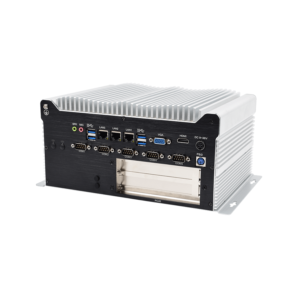 Industrial Box PC IBPC-1702H-3L5C-2P 3 LAN 5 COM--BASCO Industrial PC