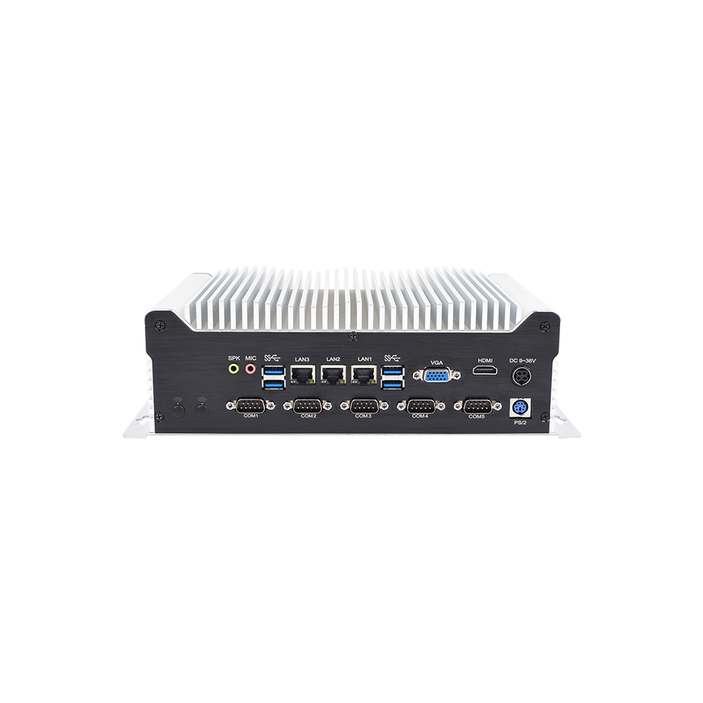 Industrial Box PC IBPC-1702H-3L5C-3P 3 LAN 5 COM--BASCO Industrial PC
