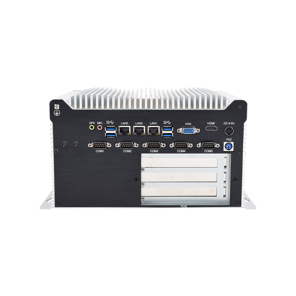 Industrial Box PC IBPC-1702H-3L5C-3P 3 LAN 5 COM--BASCO Industrial PC