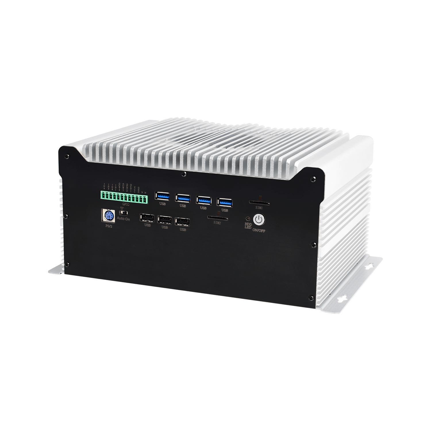 Industrial Box PC IBPC-2301H-9L2C6P-2P 9 LAN 2 COM 6 PoE--BASCO Industrial PC