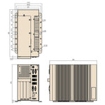 Customizable Interfaces by Slot Card Expandable Industrial BOX PC Dimension-BASCO Industrial PC