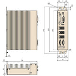 Customizable Interfaces by Slot Card Expandable Industrial BOX PC Dimension-BASCO Industrial PC