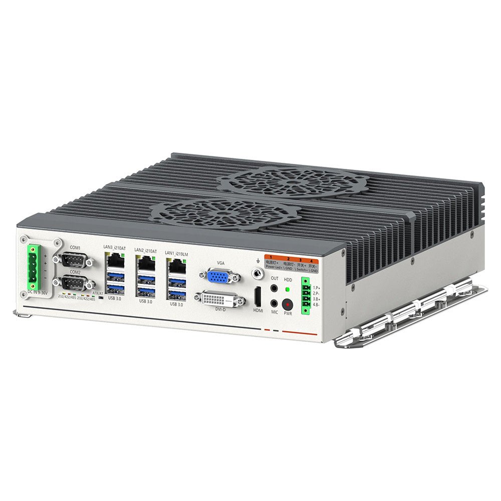 Industrial Embedded Box PC Customizable Interfaces by slot Card-BASCO Industrial PC