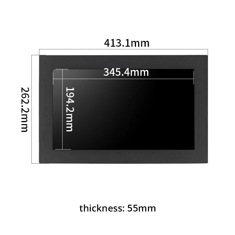 Industrial Embedded Panel Touch Screen Monitor IEPM 7" to 27" HD Capacitive or Resistive Touch--BASCO Industrial PC