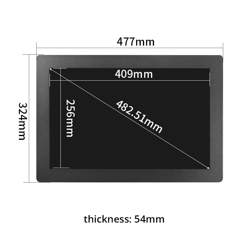 Industrial Embedded Panel Touch Screen Monitor IEPM 7" to 27" HD Capacitive or Resistive Touch--BASCO Industrial PC