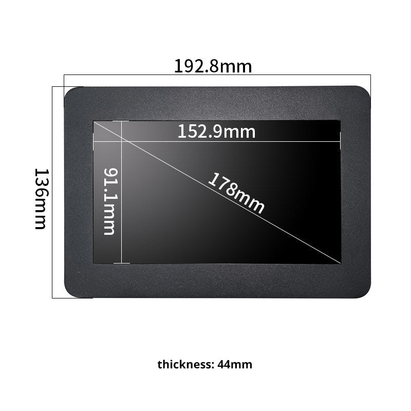 Industrial Embedded Panel Touch Screen Monitor IEPM 7" to 27" HD Capacitive or Resistive Touch--BASCO Industrial PC