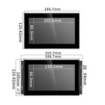 Industrial Flat Panel Touch Screen Monitor IFPM 7" to 23.8" Capacitive or Resistive Touch--BASCO Industrial PC
