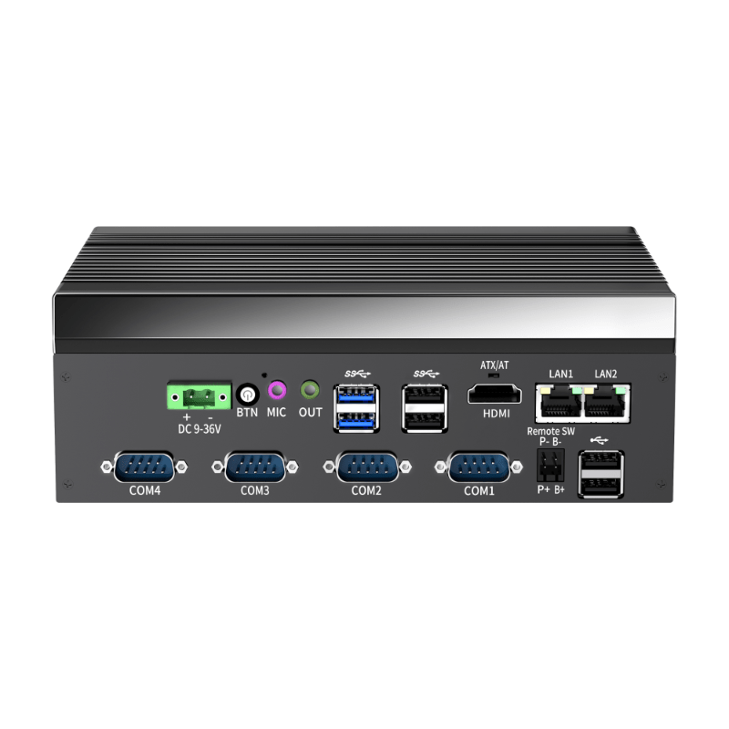 Mini Embedded PC BSC-MF-J6412-4C-2L Fan & Fanless Support i3-1215U / i5-7200U / i5-1235U / i7-1255U optional--BASCO Industrial PC