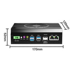 Fan & Fanless Mini Industrial PC with i3/i5/i7 Options-BASCO Industrial PC