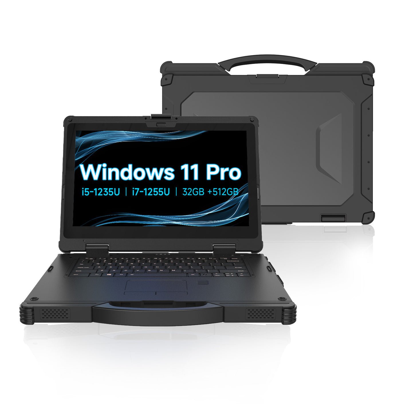 RLC1140A 14" Durable and Tough Industrial Rugged Laptop--BASCO Industrial PC