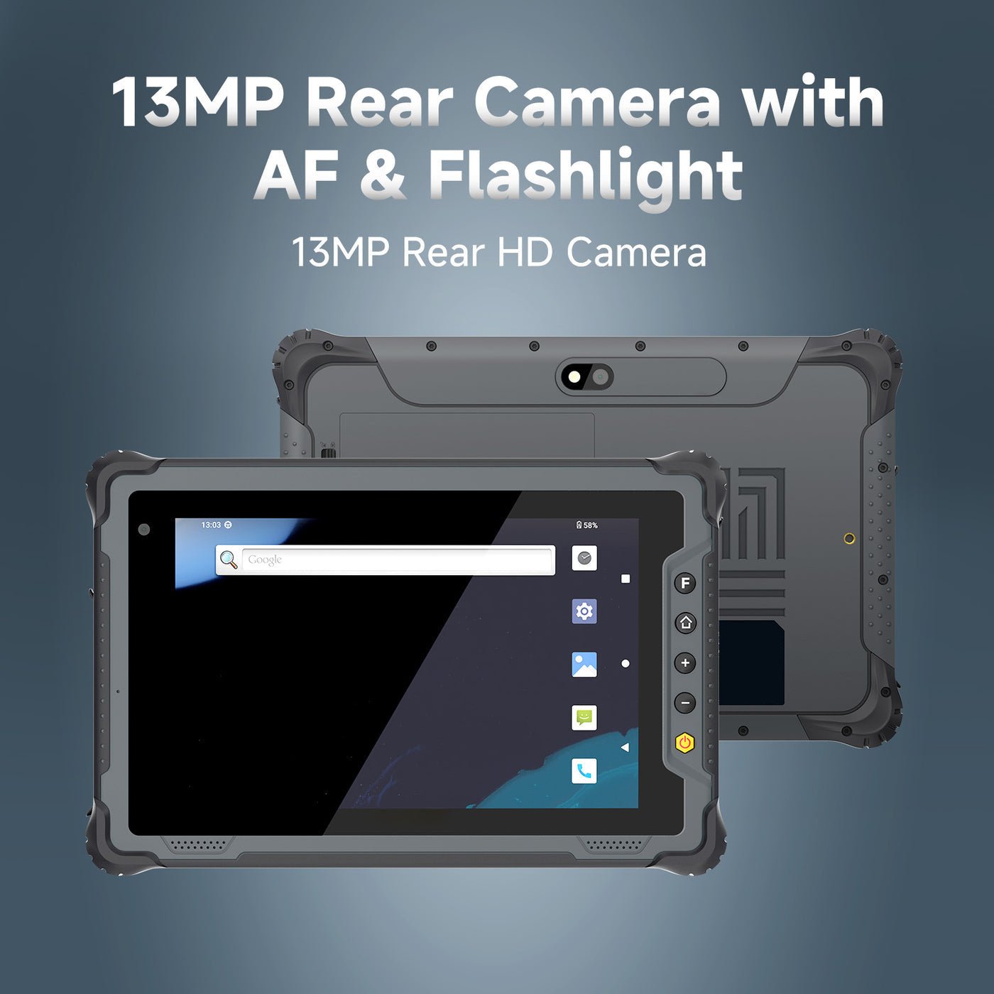 RTC1080T 8 inch Rugged Android Tablet PC--BASCO Industrial PC