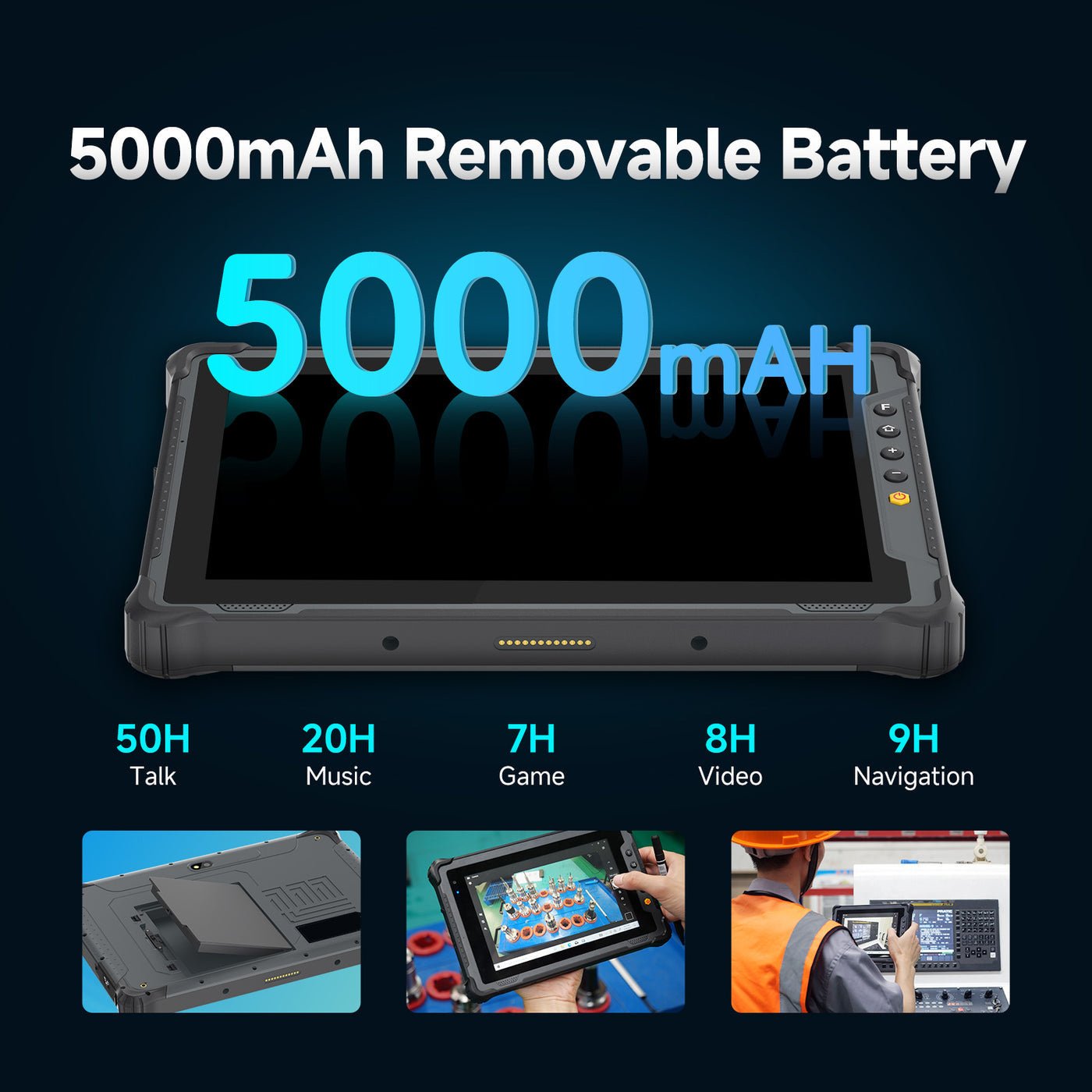 RTC1101J 10.1 inch Rugged & Durable Tablet Computer--BASCO Industrial PC