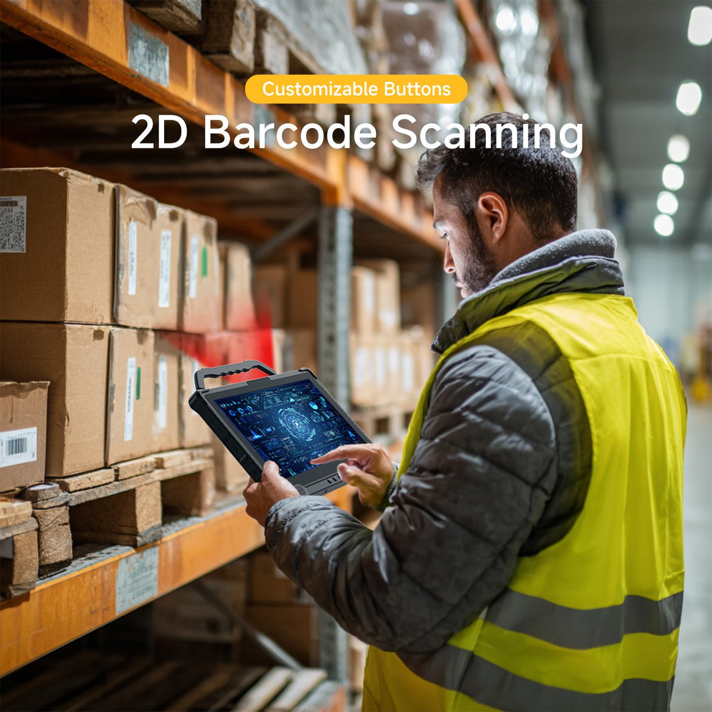 RTC1140A 14 inch Windows Industrial Rugged Tablet--BASCO Industrial PC